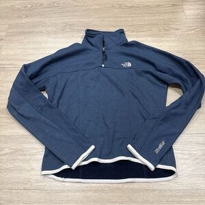 The North Face Navy Full-Zip Jacket S